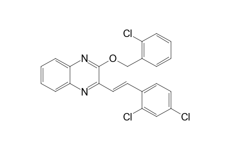 Quinoxaline, 2-[(2-chlorophenyl)methoxy]-3-[2-(2,4-dichlorophenyl)ethenyl]-