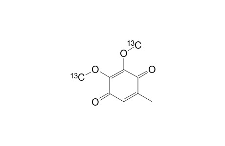 (OCH3-C-13)2-2,3-DIMETHOXY-5-METHYL-2,5-CYCLOHEXADIENE-1,4-DIONE