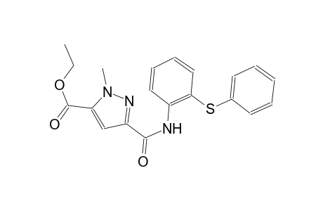 ethyl 1-methyl-3-{[2-(phenylsulfanyl)anilino]carbonyl}-1H-pyrazole-5-carboxylate