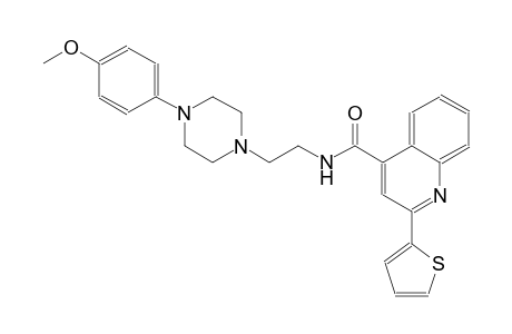 4-quinolinecarboxamide, N-[2-[4-(4-methoxyphenyl)-1-piperazinyl]ethyl]-2-(2-thienyl)-