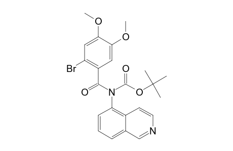 2-BROMO-N-TERT.-BUTYLOXYCARBONYL-N-(ISOQUINOL-5-YL)-4,5-DIMETHOXYBENZAMIDE