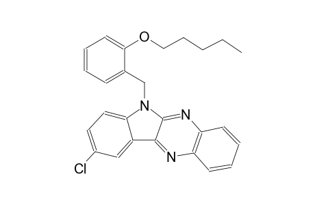 9-chloro-6-[2-(pentyloxy)benzyl]-6H-indolo[2,3-b]quinoxaline
