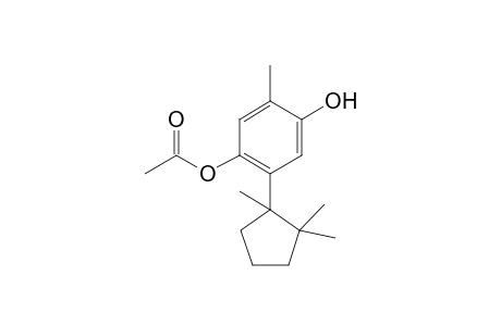4-Acetoxy-2-methyl-5-(1,2,2-trimethylcyclopentyl)phenol