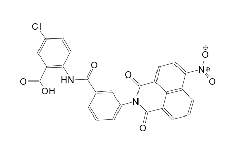 benzoic acid, 5-chloro-2-[[3-(6-nitro-1,3-dioxo-1H-benz[de]isoquinolin-2(3H)-yl)benzoyl]amino]-