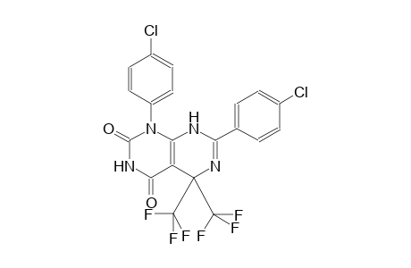 1,7-bis(4-chlorophenyl)-5,5-bis(trifluoromethyl)-5,8-dihydropyrimido[4,5-d]pyrimidine-2,4(1H,3H)-dione