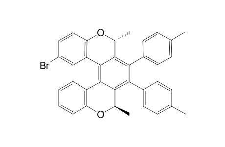 (-)-(M,2R,5R)-9-Bromo-2,5-dimethyl-3,4-bis(4-methylphenyl)-2,5-dihydrobenzo[1,2-c:4,3-c']dichromene