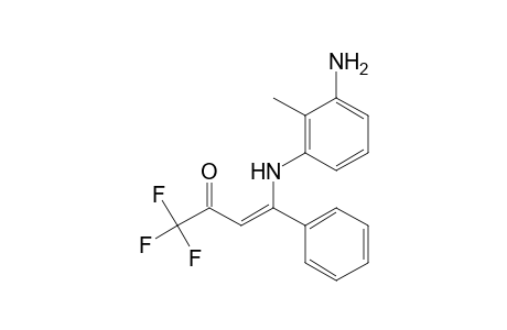 (3Z)-4-(3-Amino-2-methylanilino)-1,1,1-trifluoro-4-phenyl-3-buten-2-one