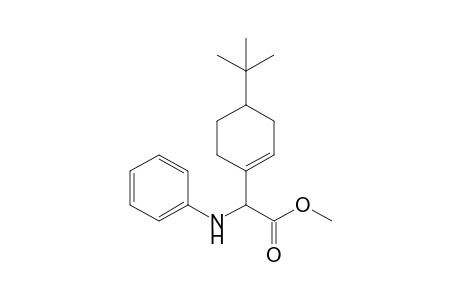 2-Anilino-2-(4-tert-butyl-1-cyclohexenyl)acetic acid methyl ester