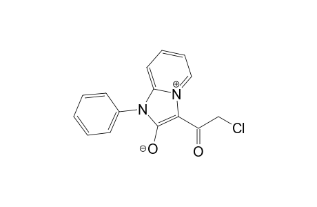 Imidazo[1,2-a]pyridinium, 3-(chloroacetyl)-2,3-dihydro-2-oxo-1-phenyl-, hydroxide, inner salt