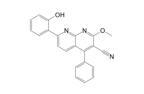 3-Cyano-2-methoxy-4-phenyl-7-(2-hydroxyphenyl)-1,8-naphthyridine
