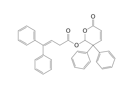 5,5-Diphenyl-6-(4,4-diphenyl-1-oxobut-3-enyloxy)-5,6-dihydro-2H-pyran-2-one