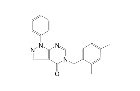 4H-pyrazolo[3,4-d]pyrimidin-4-one, 5-[(2,4-dimethylphenyl)methyl]-1,5-dihydro-1-phenyl-