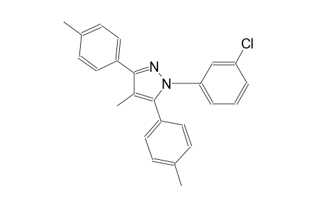 1-(3-chlorophenyl)-4-methyl-3,5-bis(4-methylphenyl)-1H-pyrazole