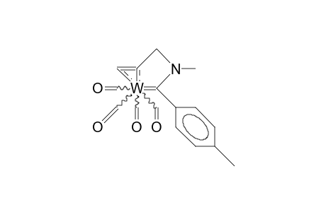 cis-Tetracarbonyl-([(Z)-/.eta.-2/-N-allyl-N-methylamino]-[4-tolyl]-carbene) tungsten