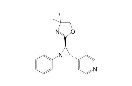 (R*,S*/R*)-4-[3-(4,4-Dimethyl-4,5-dihydrooxazol-2-yl)-1-phenylaziridin-2-yl]pyridine