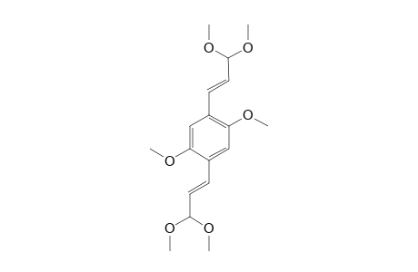 (E,E)-1,4-bis[3',3'-Dimethoxy-1-propenyl)-2,5-dimethoxybenzene