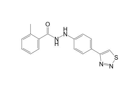 o-toluic acid, 2-[p-(1,2,3-thiadiazol-4-yl)phenyl]hydrazide