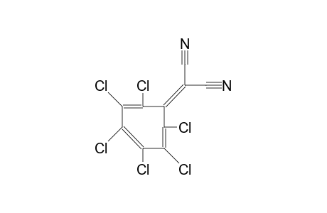 2,3,4,5,6,7-Hexachloro-8,8-dicyano-heptafulvene