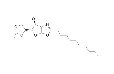 2-UNDECYL-(2-DEOXY-5,6-O-ISOPROPYLIDENE-ALPHA-D-GLUCOFURANO)-[2,1-D]-2-OXAZOLINE
