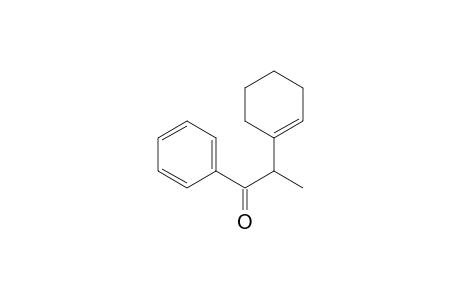 2-(1-Cyclohexenyl)-1-phenyl-1-propanone and 2-Cyclohexylidene-1-phenyl-1-propanone