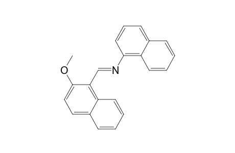 N-[(E)-(2-Methoxy-1-naphthyl)methylidene]-1-naphthalenamine