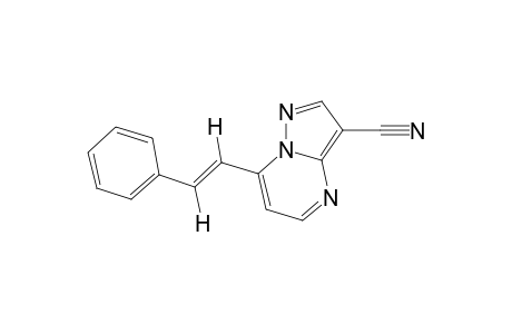 trans-7-STYRYLPYRAZOLO[1,5-a]PYRIMIDINE-3-CARBONITRILE