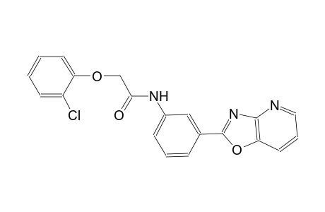 2-(2-chlorophenoxy)-N-(3-[1,3]oxazolo[4,5-b]pyridin-2-ylphenyl)acetamide