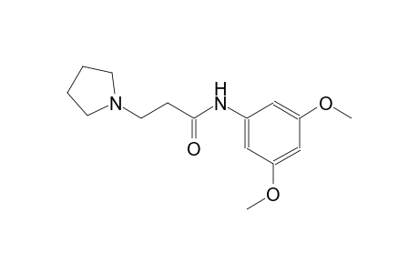1-pyrrolidinepropanamide, N-(3,5-dimethoxyphenyl)-