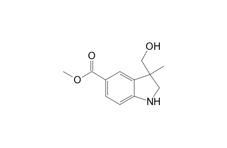 Methyl 3-(hydroxymethyl)-3-methylindoline-5-carboxylate