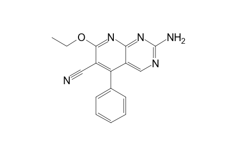 2-Amino-6-cyano-7-ethoxy-5-phenyl-1,3,8-triazanaphthalene