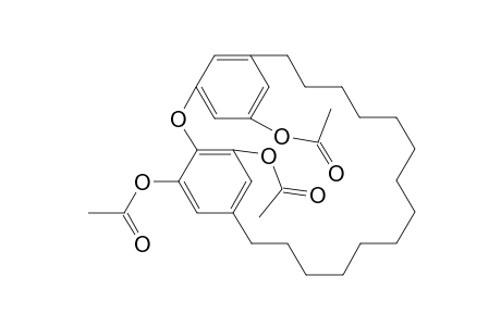 2-Oxatricyclo[20.2.2.1(3,7)]heptacosa-3,5,7(27),22,24,25-hexaene-5,24,25-triol, triacetate