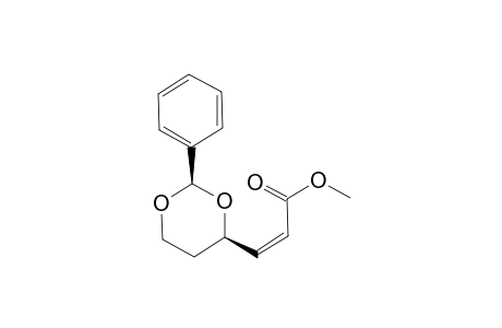 (Z)-3-[(2R,4R)-2-phenyl-1,3-dioxan-4-yl]-2-propenoic acid methyl ester