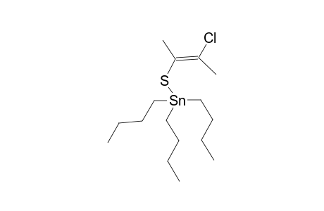 2-Tributylstannylthio-1,2-dimethylvinyl chloride
