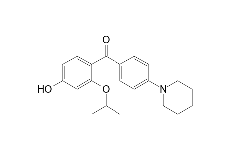 (4-Hydroxy-2-isopropoxyphenyl)[4-(piperidin-1-yl)phenyl]methanone
