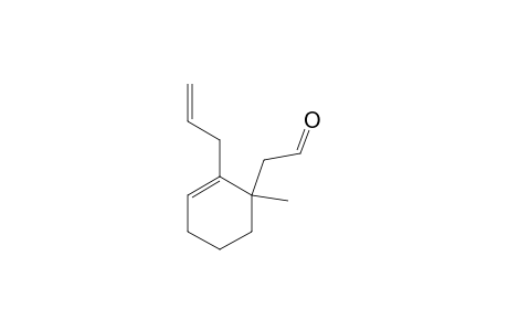 2-Cyclohexene-1-acetaldehyde, 1-methyl-2-(2-propenyl)-