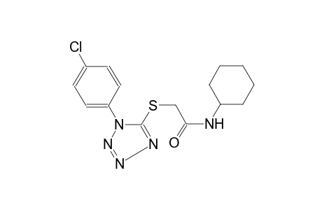 acetamide, 2-[[1-(4-chlorophenyl)-1H-tetrazol-5-yl]thio]-N-cyclohexyl-