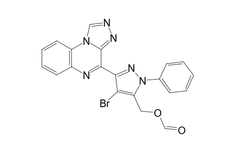[3-([1,2,4]Triazolo[4,3-a]quinoxalin-4-yl)-4-bromo-1-phenyl-1H-pyrazol-5-yl]methyl formate