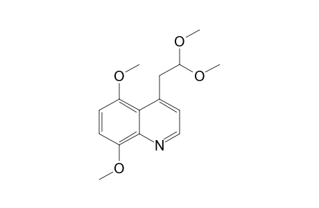 5,8-Dimethoxy-4-(2,2-dimethoxyethyl)quinoline