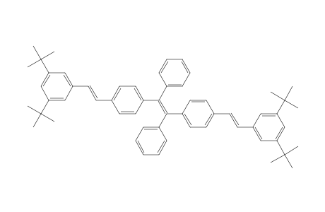 Benzene, 1,1'-(1,2-diphenyl-1,2-ethenediyl)bis[4-[2-[3,5-bis(1,1-dimethylethyl)phenyl]ethenyl]-, (E,E,E)-