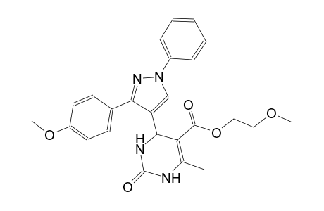 5-pyrimidinecarboxylic acid, 1,2,3,4-tetrahydro-4-[3-(4-methoxyphenyl)-1-phenyl-1H-pyrazol-4-yl]-6-methyl-2-oxo-, 2-methoxyethyl ester
