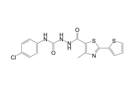 4-(p-chlorophenyl)-1-{[4-methyl-2-(2-thienyl)-5-thiazolyl]carbonyl}semicarbazide