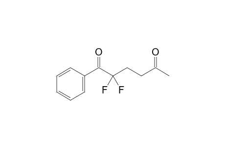 2,2-Difluoro-1-phenylhexane-1,5-dione