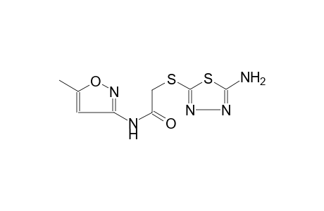 acetamide, 2-[(5-amino-1,3,4-thiadiazol-2-yl)thio]-N-(5-methyl-3-isoxazolyl)-