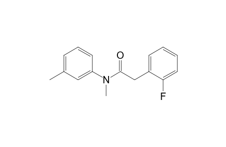 2-(2-Fluorophenyl)-N-methyl-N-(3-methylphenyl)acetamide