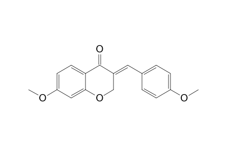 (E)-7-METHOXY-3-(4'-METHOXYBENZYLIDENE)-CHROMAN-4-ONE