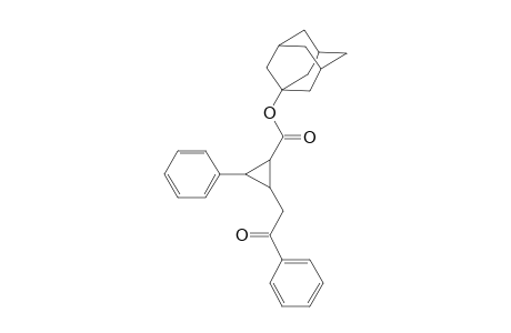 cis-(+-)-1-Adamantyl 2-(2-oxo-2-phenylethyl)-3-phenylcyclopropane-1-carboxylate