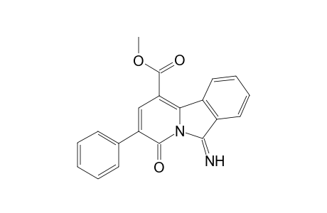 Methyl 6-imino-4-oxo-3-phenyl-4(6)H-benzo[a]indolizine-1-carboxylate