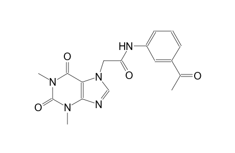 1H-purine-7-acetamide, N-(3-acetylphenyl)-2,3,6,7-tetrahydro-1,3-dimethyl-2,6-dioxo-