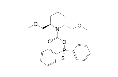 (2R,6R)-2,6-Bis(methoxymethyl)-N-(diphenylthiophosphonocarbonyl)piperidine