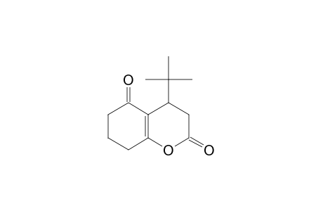 2H-1-Benzopyran-2,5(3H)-dione, 4-(1,1-dimethylethyl)-4,6,7,8-tetrahydro-